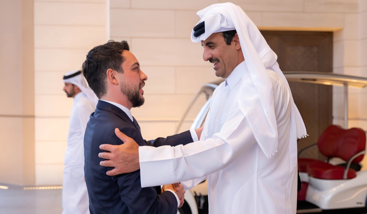 HH the Amir Meets Crown Prince of Jordan